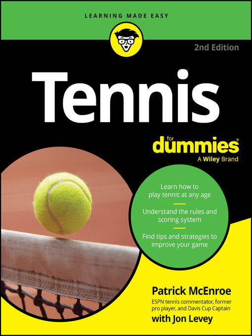 Title details for Tennis For Dummies by Patrick McEnroe - Wait list